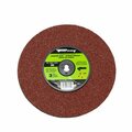 Forney Resin Fibre Sanding Disc, Aluminum Oxide, 7 in x 7/8 in Arbor, 36 Grit 71654